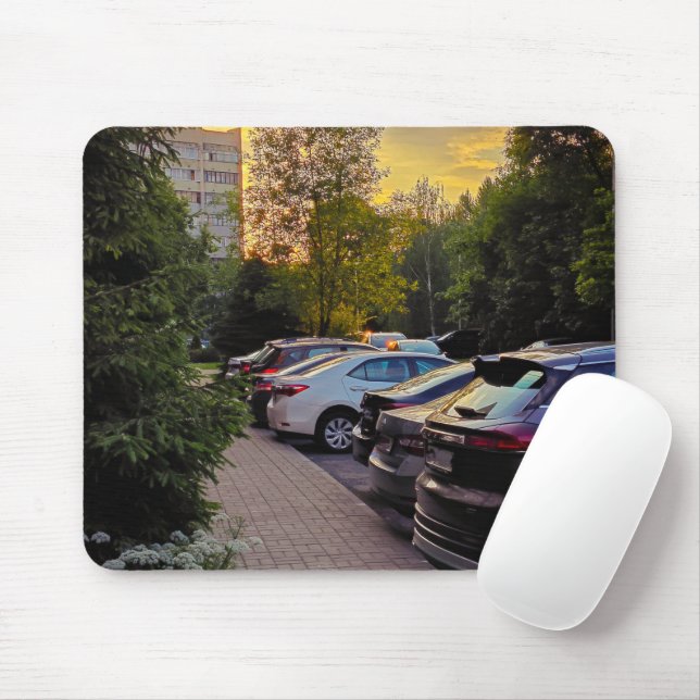 Golden Hour City Mousepad – Customisable (With Mouse)