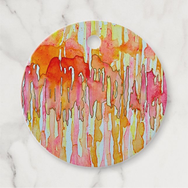 Golden Hour Favour Tags (Front)