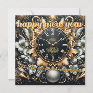 Golden Hour of New Beginnings Holiday Card