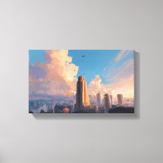Golden Hour, Rising Canvas Print