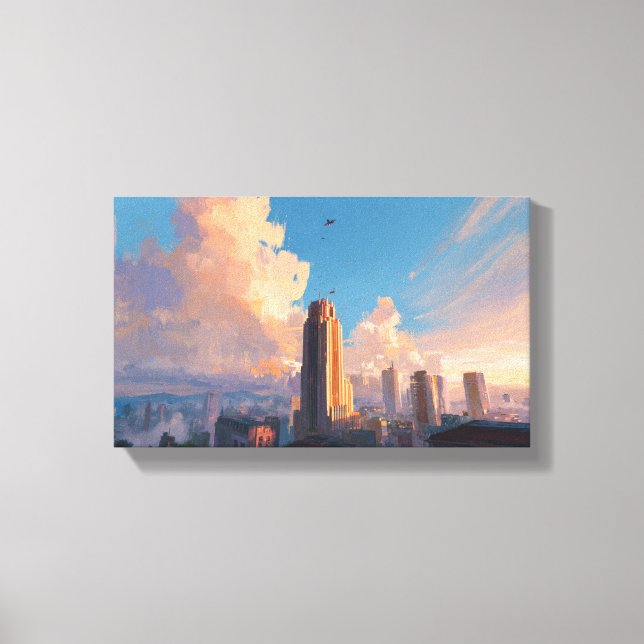 Golden Hour, Rising Canvas Print (Front)