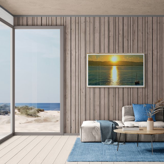 Golden Hour Sail Canvas Print (Creator Uploaded)