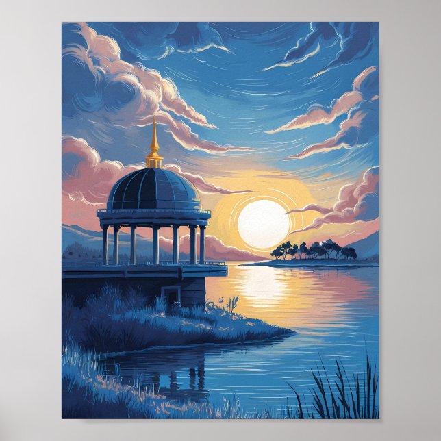 Golden Hour Sanctuary Poster (Front)