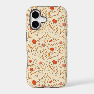 Golden Hour Study | Retro Ogee Floral iPhone Case