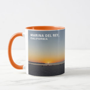 Golden Hour Sunset - MARINA DEL REY, CA Mug
