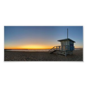 Golden Hour Sunset - Venice Beach, CA Photo Print