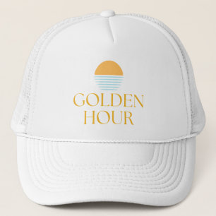 Golden hour trucker hat