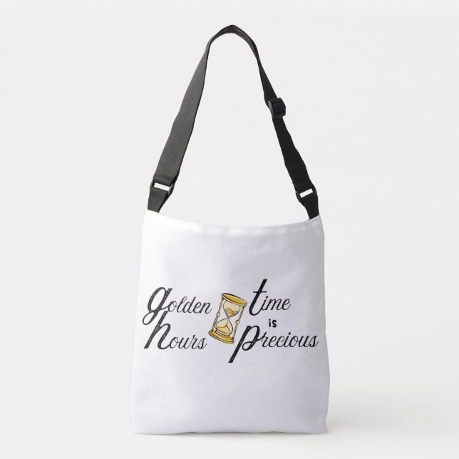 Golden Hourglass Crossbody Bag (Front)