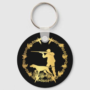 Golden hunter key ring