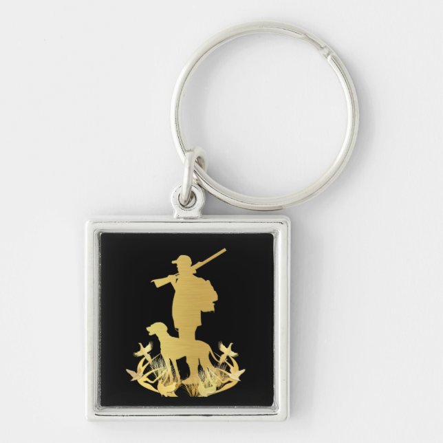 Golden hunter key ring (Front)