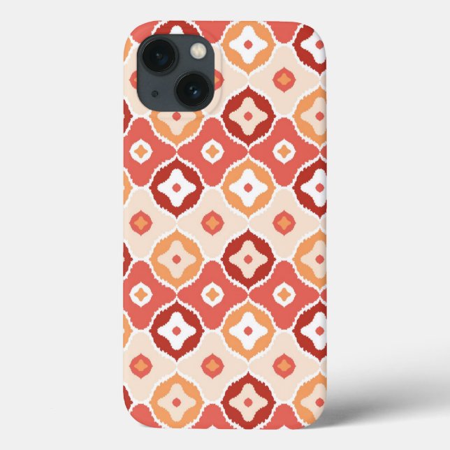 Golden ikat geometric pattern Case-Mate iPhone case (Back)