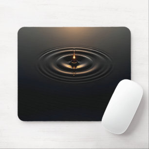 Golden Impact on Viscous Surface Mouse Mat