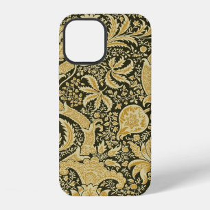 Golden Indian Pattern, William Morris iPhone 12 Case
