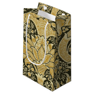Golden Indian Pattern, William Morris Small Gift Bag