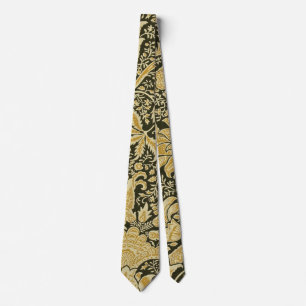 Golden Indian Pattern, William Morris Tie