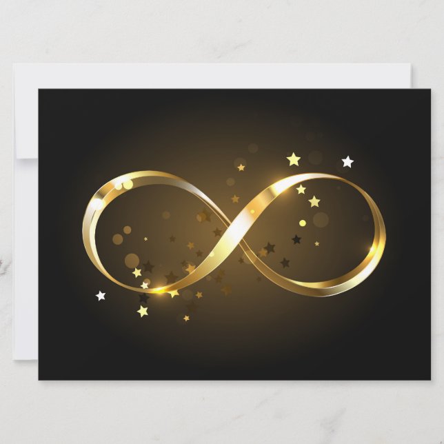 Golden Infinity Symbol Announcement (Front)
