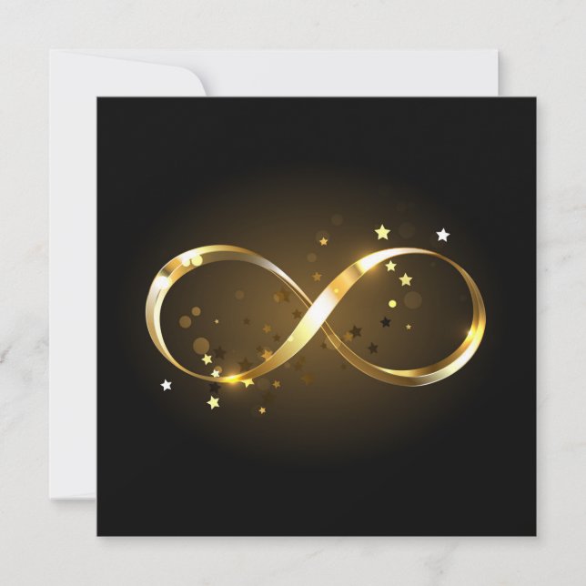 Golden Infinity Symbol Announcement (Front)