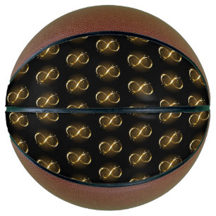 Golden Infinity Symbol Basketball