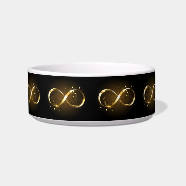 Golden Infinity Symbol Bowl (Front)