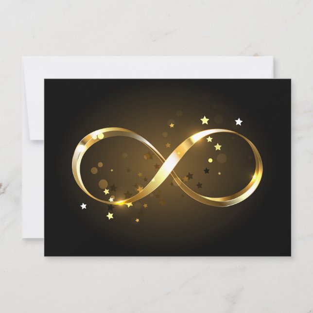 Golden Infinity Symbol Card (Front)