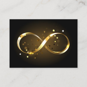 Golden Infinity Symbol Discount Card