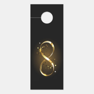 Golden Infinity Symbol Door Hanger