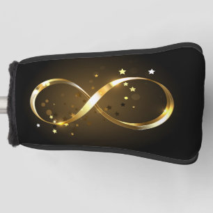 Golden Infinity Symbol Golf Head Cover