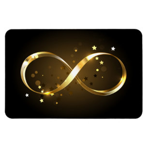Golden Infinity Symbol Magnet