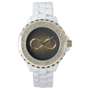 Golden Infinity Symbol Watch