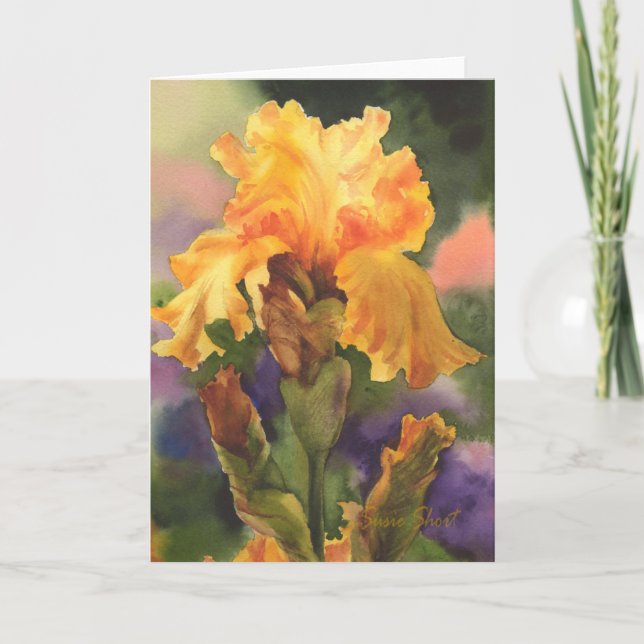 Golden Iris Card (Front)