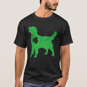 golden Irish C St Patrick Day Leprechaun Dog T-Shirt