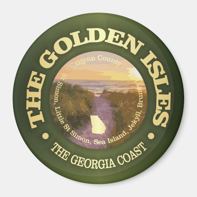 Golden Isles (C) Magnet (Front)