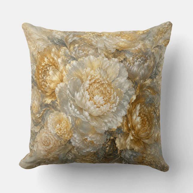 Golden Ivory Garden Cushion (Front)