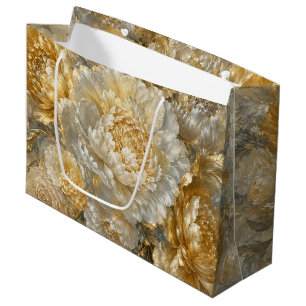 Golden Ivory Garden Large Gift Bag
