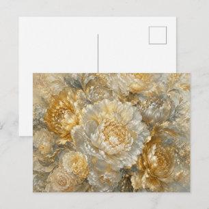Golden Ivory Garden Postcard