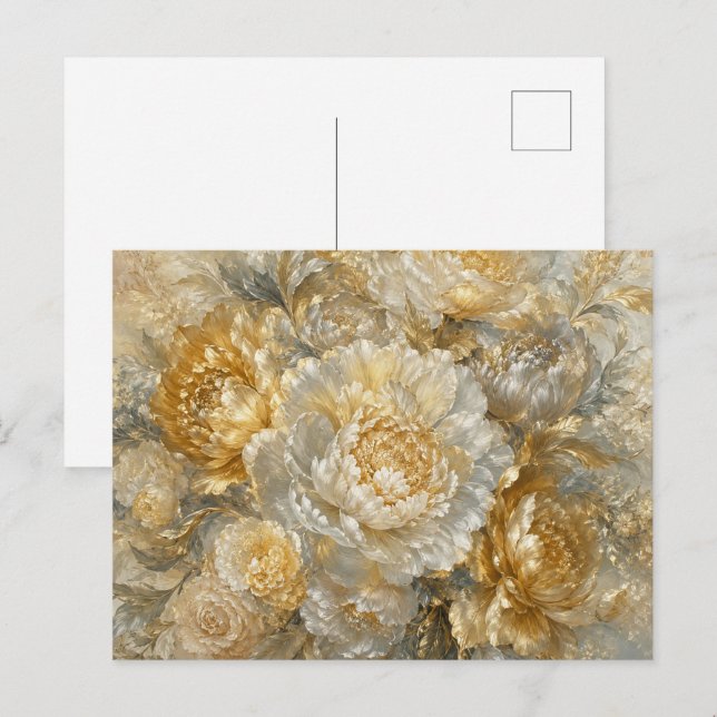 Golden Ivory Garden Postcard (Front/Back)