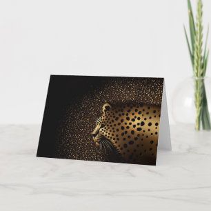 Golden Jaguar Pattern Card