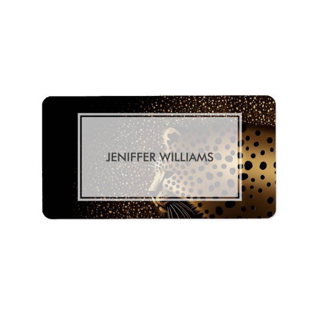 Golden Jaguar Pattern           Label (Front)