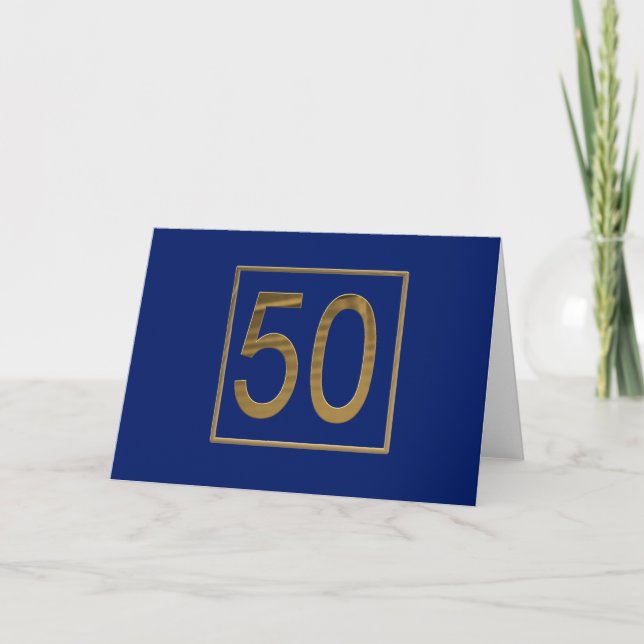 Golden Jubilee Card (Front)