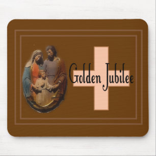 Golden Jubilee Gifts for Nuns Mouse Mat