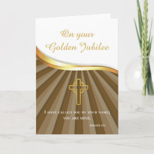 Golden Jubilee of Religious Life, 50 Year Annivers Card