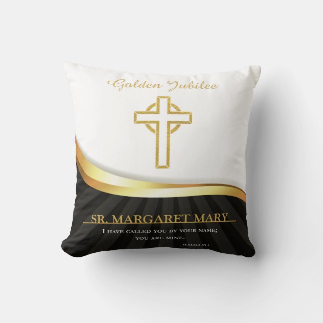 Golden Jubilee of Religious Life, 50 Year Cushion (Front)