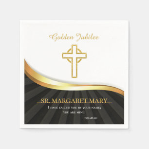 Golden Jubilee of Religious Life, 50 Year Napkin