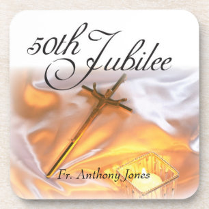 Golden Jubilee Religious Life, Cross Candle Coaster
