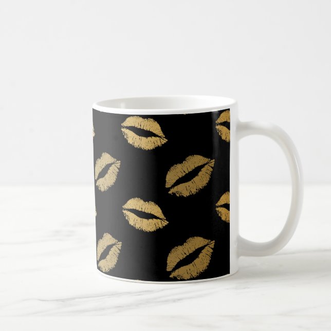 Golden kisses coffee mug (Right)