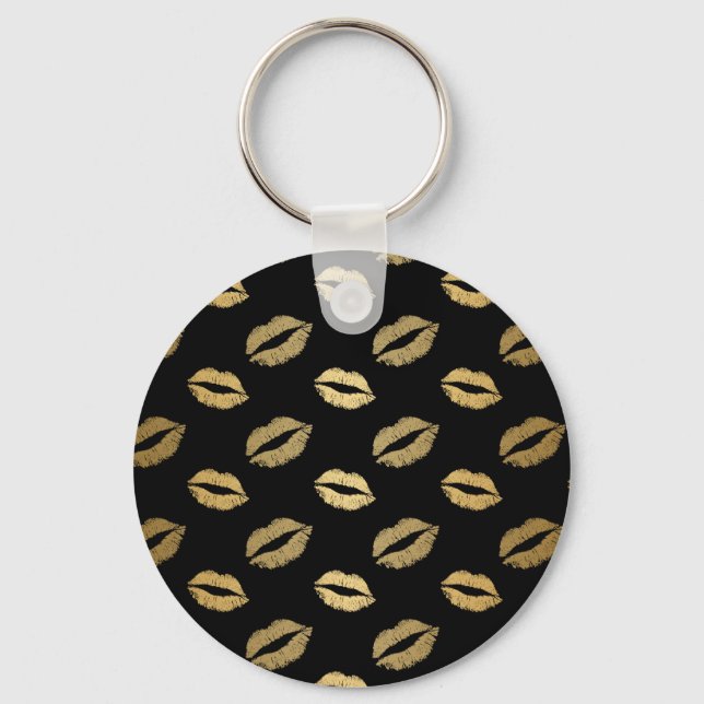 Golden kisses key ring (Front)