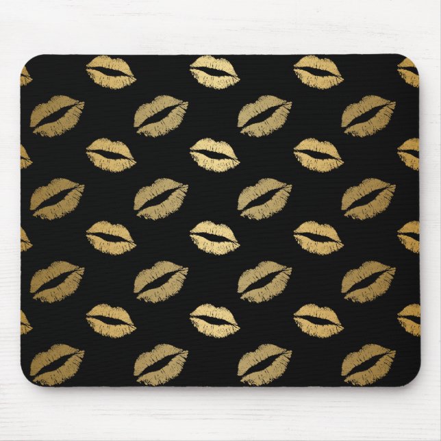 Golden kisses mouse mat (Front)