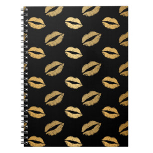 Golden kisses notebook
