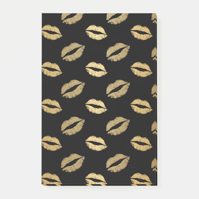 Golden kisses post-it notes (Front)
