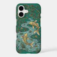 Golden Koi iPhone 17 Slim Case